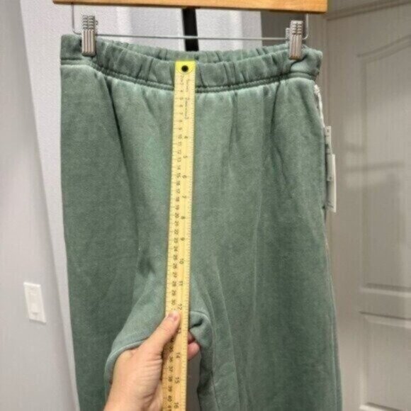 Good American - BRUSHED FLEECE WIDE LEG SWEATPANTS Size Small NWT - Picture 8 of 12